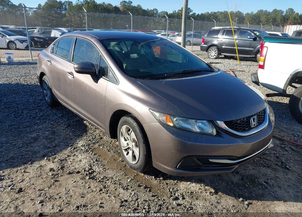 2014 HONDA CIVIC LX VIN: 19XFB2F5XEE205035