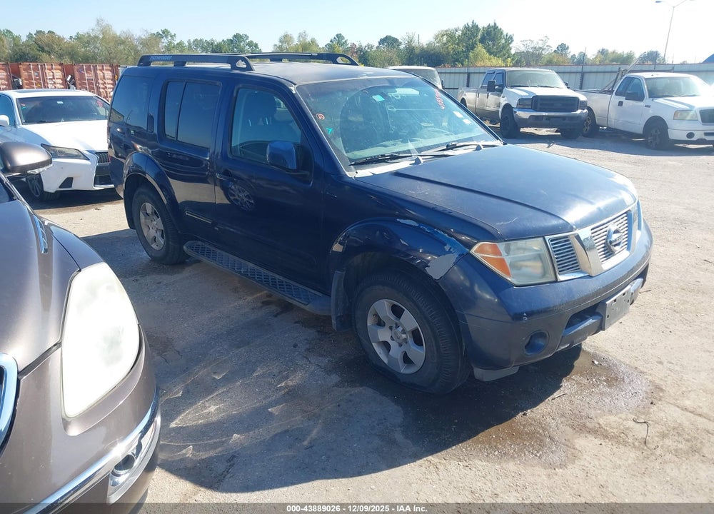 2007 NISSAN PATHFINDER SE VIN: 5N1AR18U57C601805