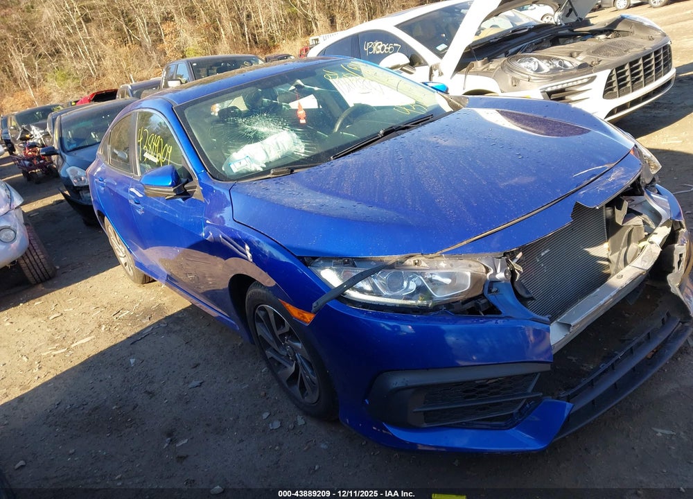 2018 HONDA CIVIC EX VIN: 19XFC2F77JE013855