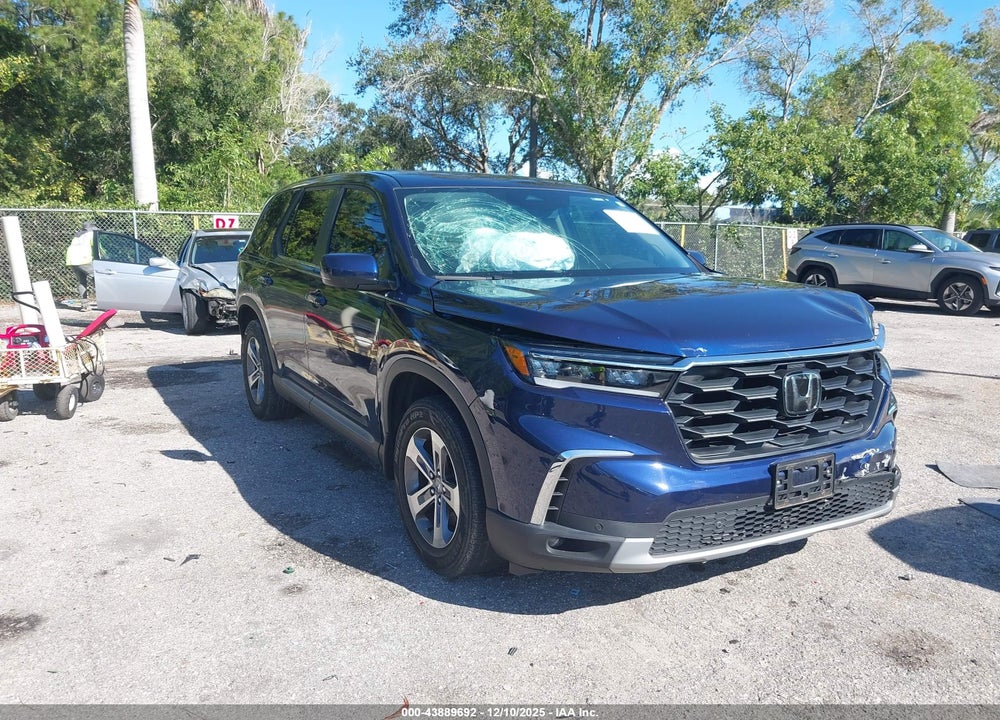 2024 HONDA PILOT EX-L 7 PASSENGER VIN: 5FNYG2H55RB006885