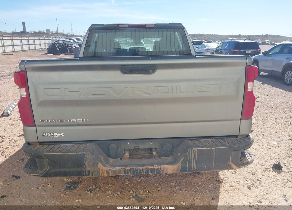 2025 CHEVROLET SILVERADO 1500 2WD  SHORT BED WT VIN: 3GCPAAEK4SG284596