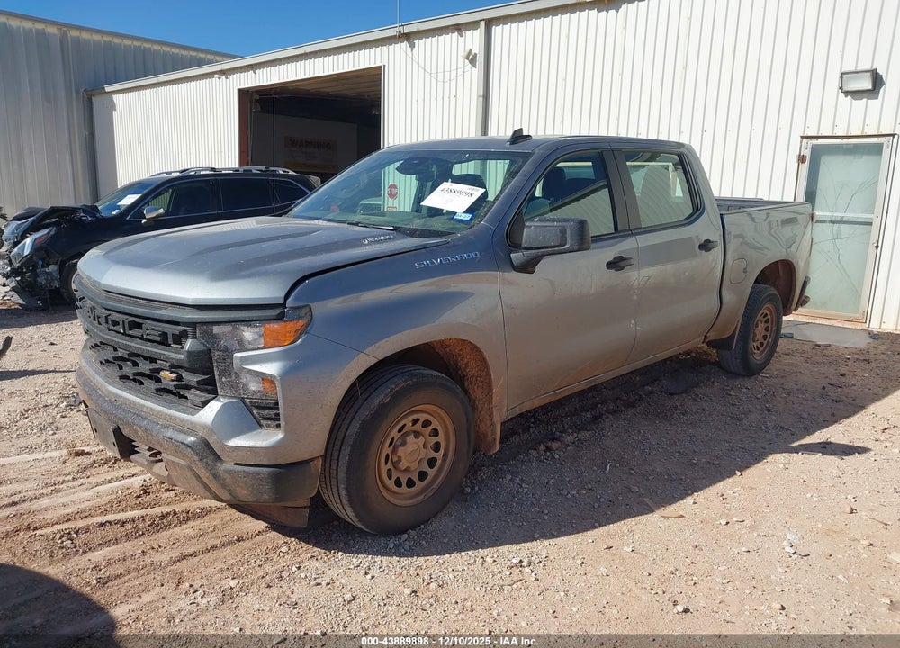 2025 CHEVROLET SILVERADO 1500 2WD  SHORT BED WT VIN: 3GCPAAEK4SG284596