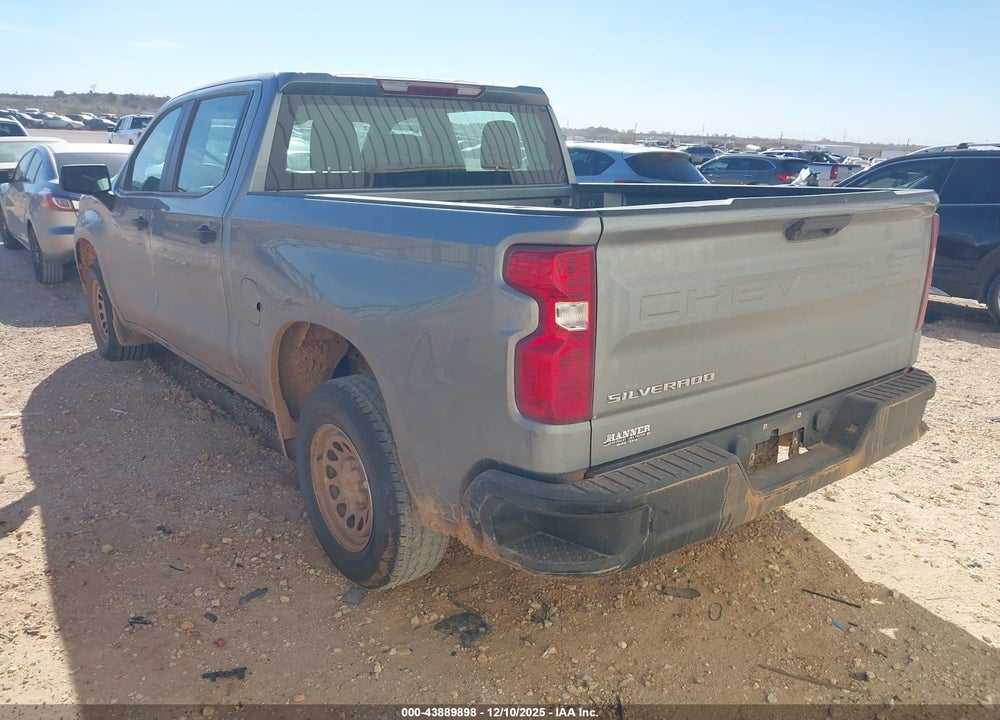 2025 CHEVROLET SILVERADO 1500 2WD  SHORT BED WT VIN: 3GCPAAEK4SG284596