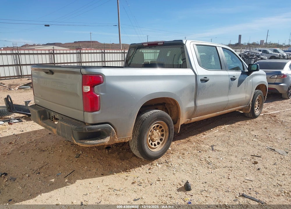 2025 CHEVROLET SILVERADO 1500 2WD  SHORT BED WT VIN: 3GCPAAEK4SG284596