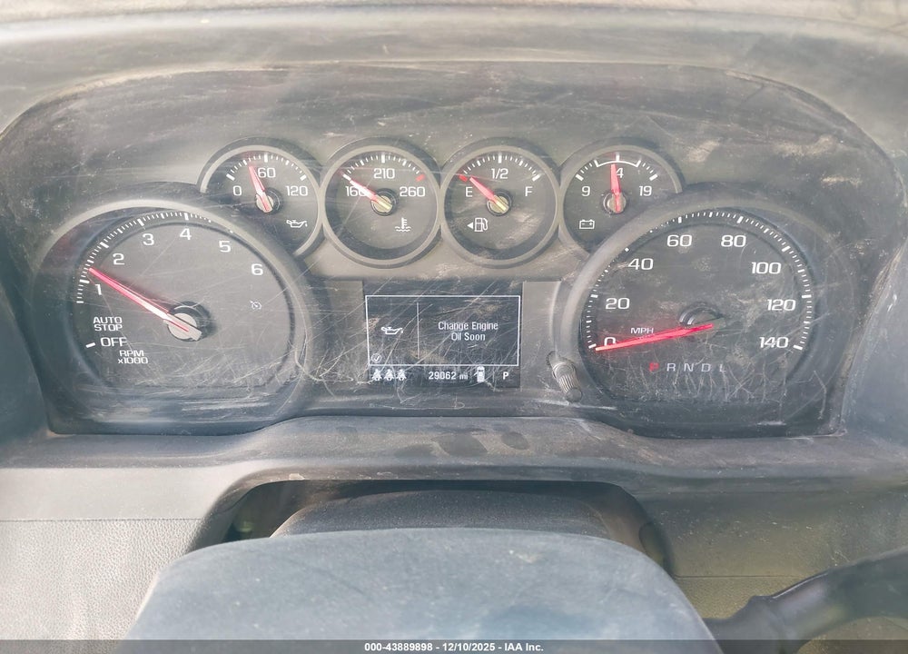 2025 CHEVROLET SILVERADO 1500 2WD  SHORT BED WT VIN: 3GCPAAEK4SG284596