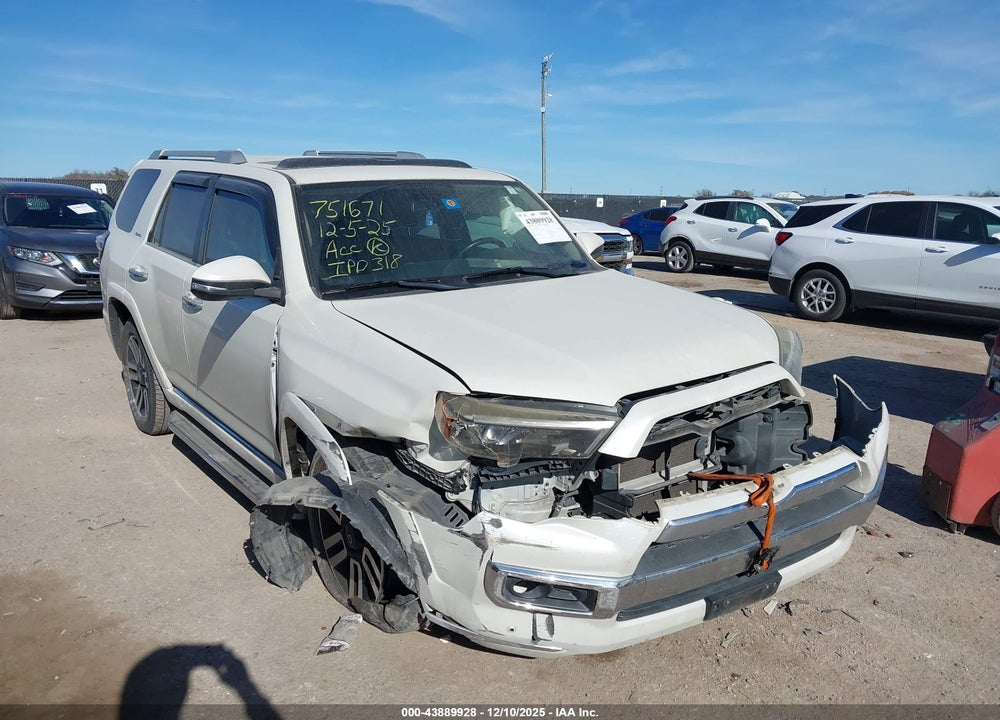 2016 TOYOTA 4RUNNER LIMITED VIN: JTEZU5JR4G5112122