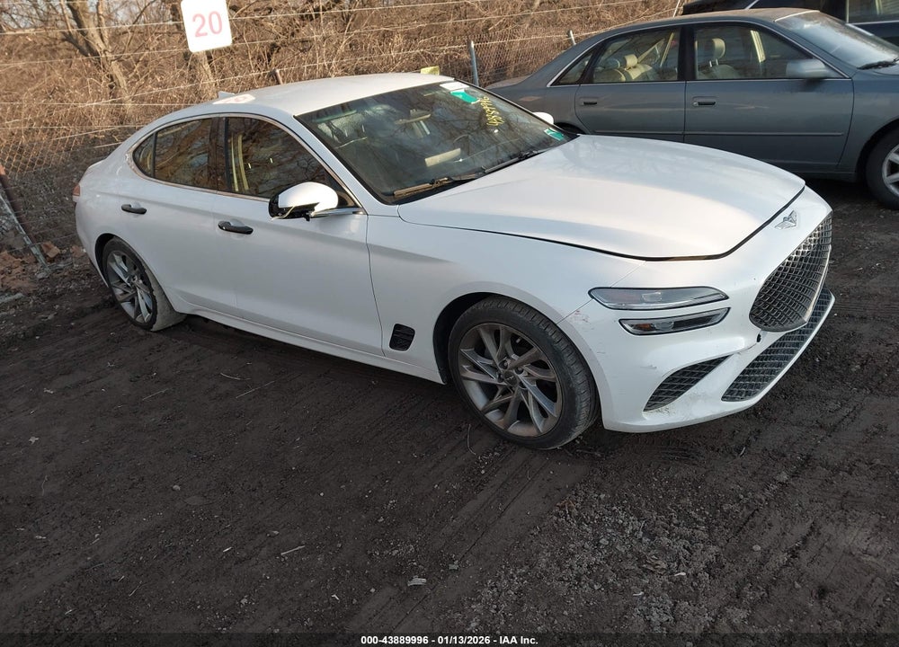 2022 GENESIS G70 2.0T AWD VIN: KMTG34TA6NU102339