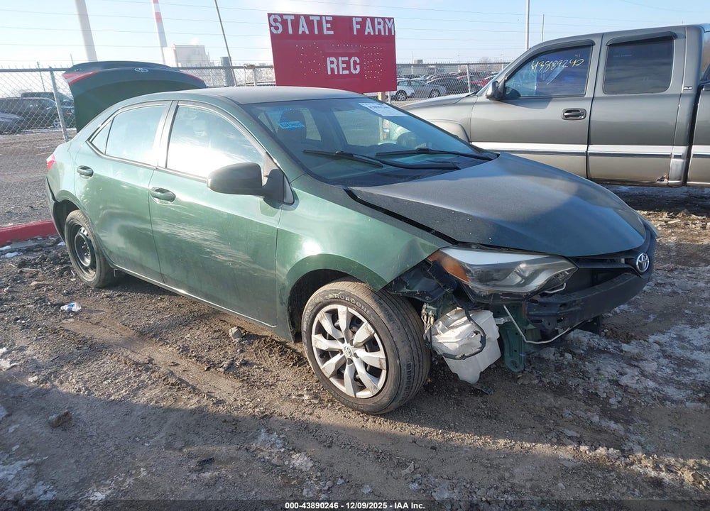 2014 TOYOTA COROLLA LE VIN: 2T1BURHEXEC000957