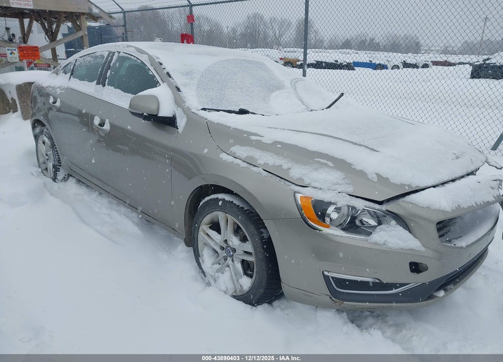 2015 VOLVO S60 T5 PREMIER VIN: YV1612TK4F1360997