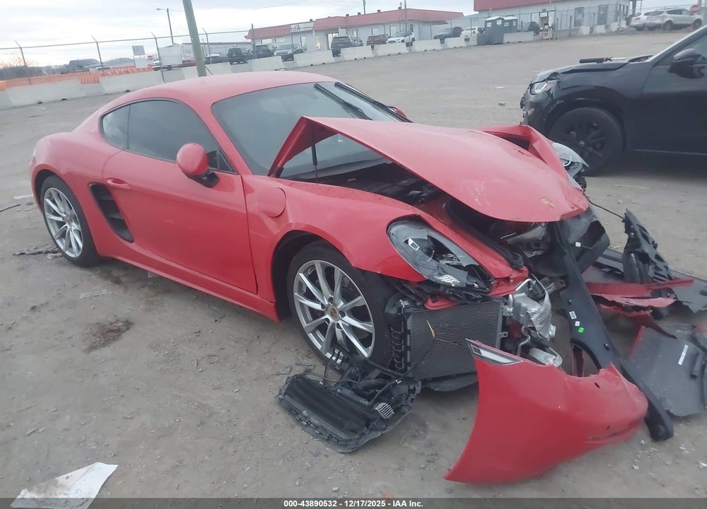 2019 PORSCHE 718 CAYMAN VIN: WP0AA2A81KS260481