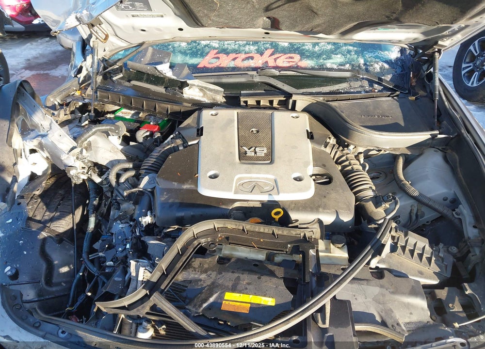 2008 INFINITI G35X VIN: JNKBV61F18M275976