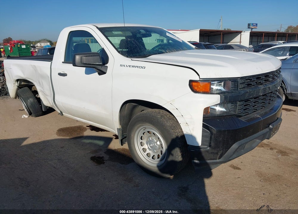 2020 CHEVROLET SILVERADO 1500 2WD  LONG BED WT VIN: 3GCNWAEHXLG142820
