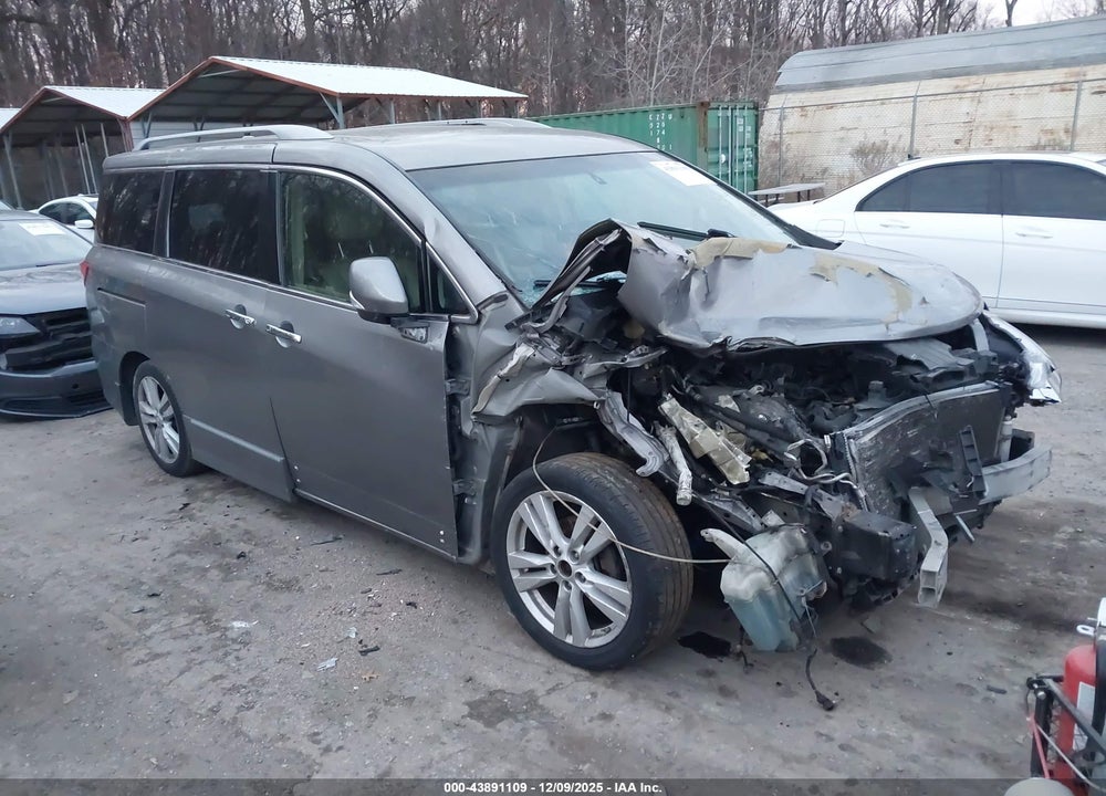 2012 NISSAN QUEST SL VIN: JN8AE2KP9C9046622