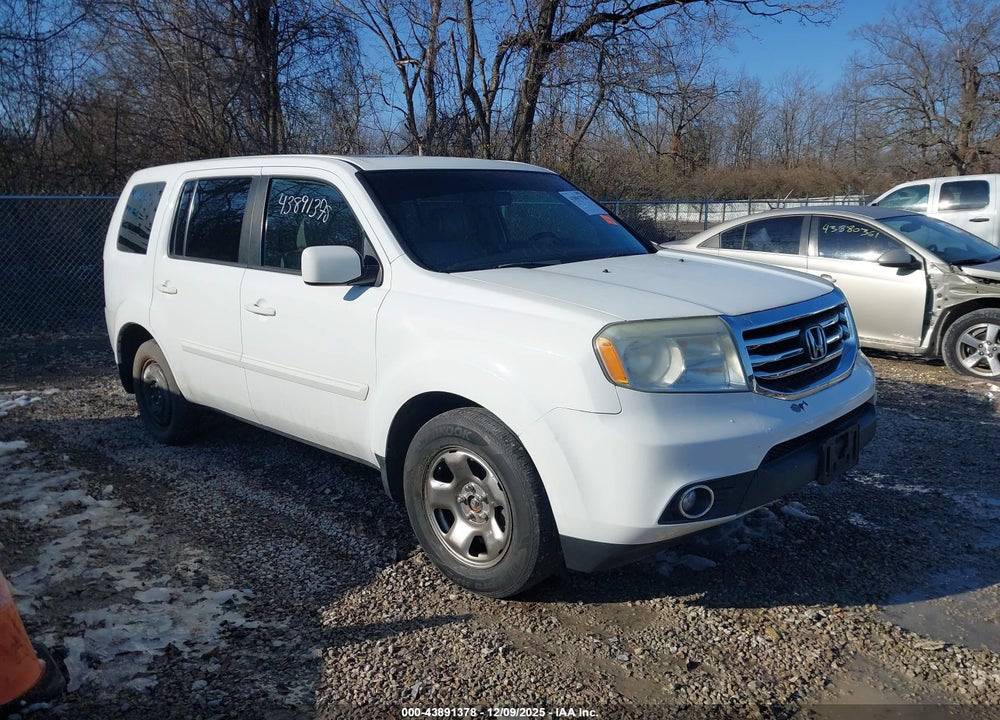 2013 HONDA PILOT EX-L VIN: 5FNYF4H50DB034522