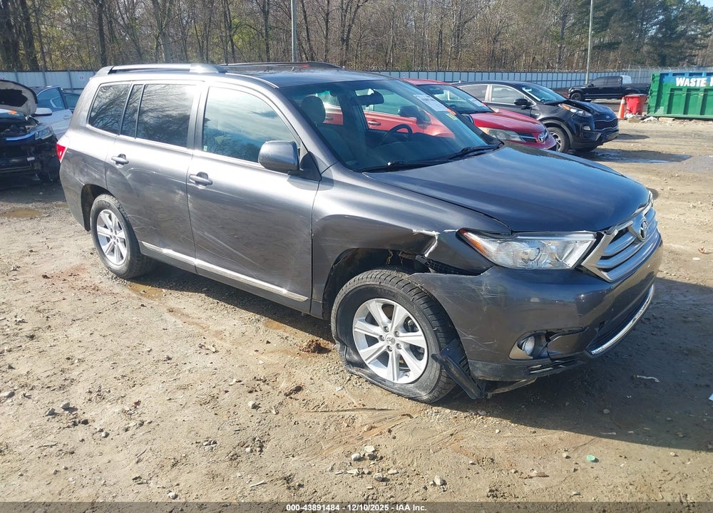 2012 TOYOTA HIGHLANDER BASE V6 VIN: 5TDZK3EH9CS059728
