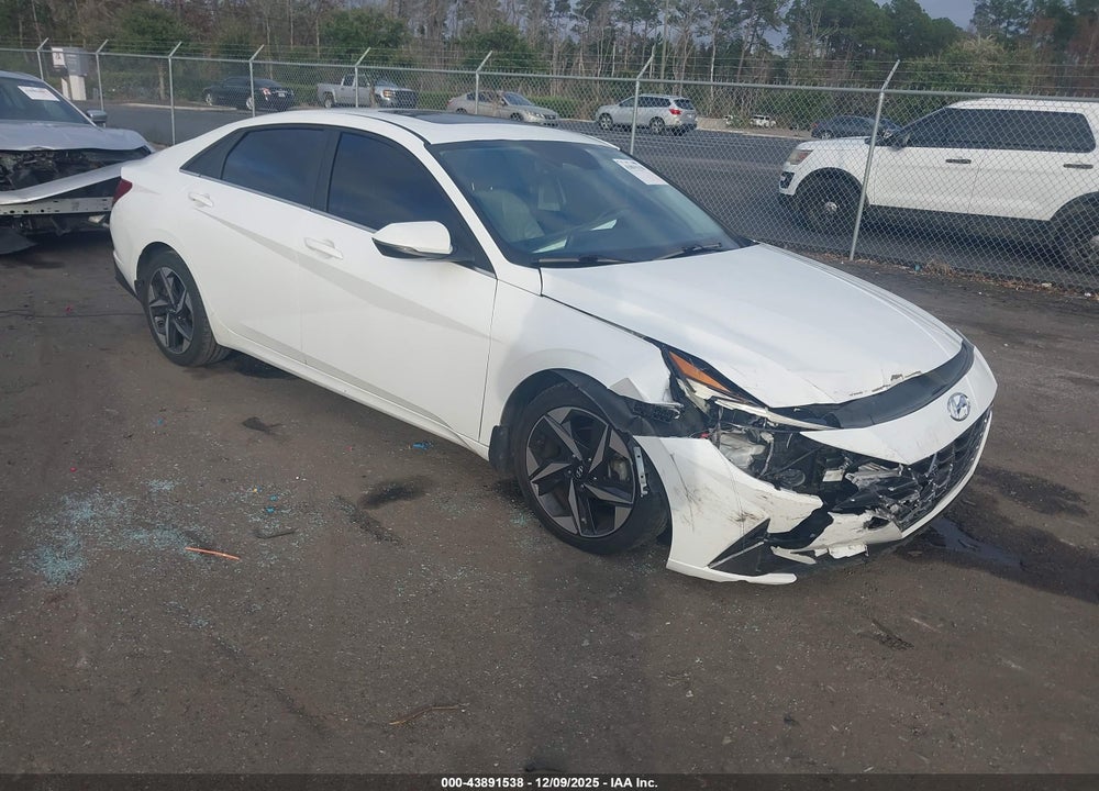 2021 HYUNDAI ELANTRA LIMITED VIN: 5NPLP4AG5MH040935