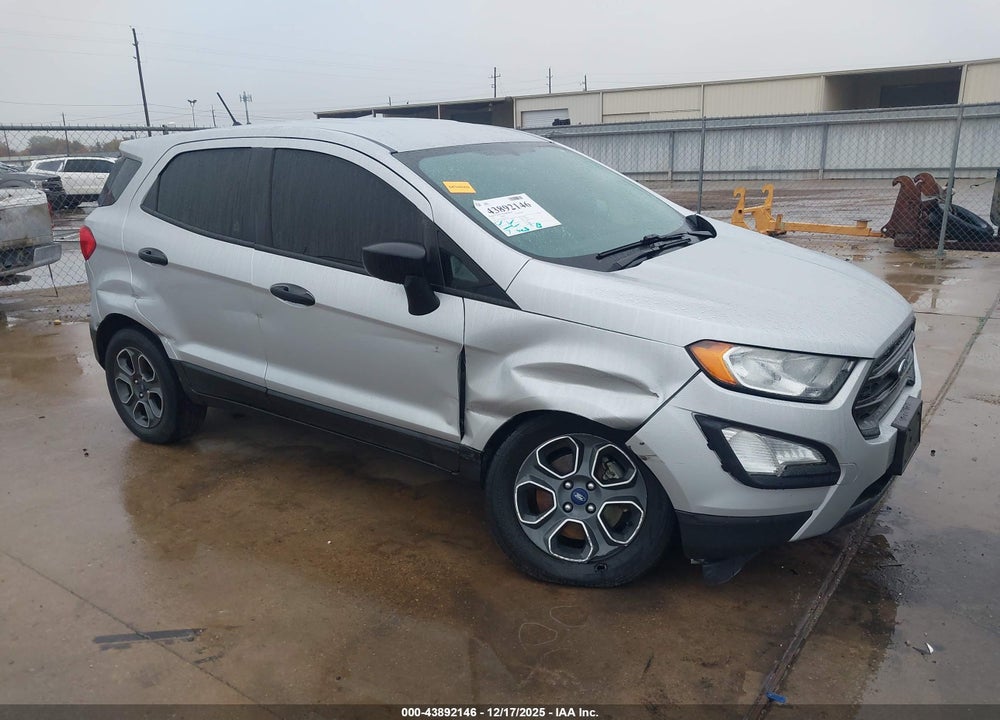 2019 FORD ECOSPORT S VIN: MAJ3S2FE1KC272473