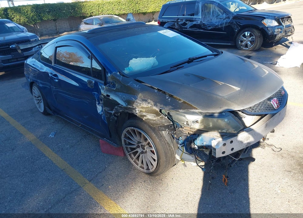 2012 HONDA CIVIC SI VIN: 2HGFG4A5XCH704120