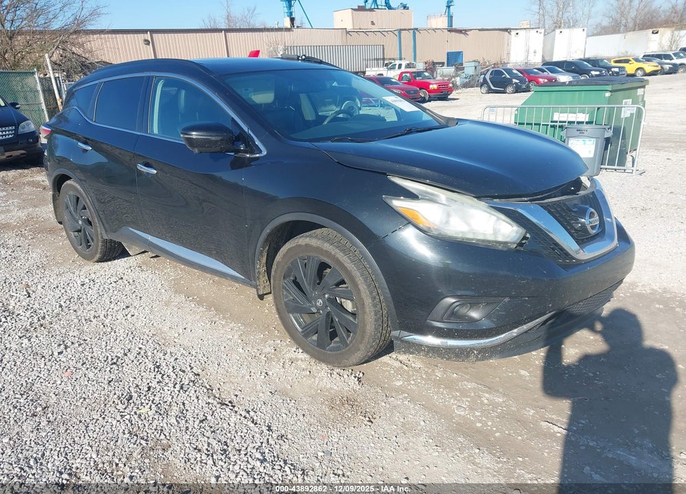 2017 NISSAN MURANO PLATINUM VIN: 5N1AZ2MH8HN135629