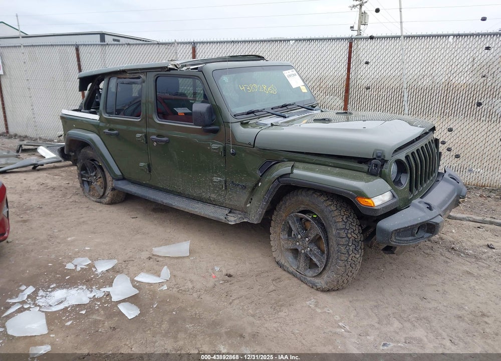 2021 JEEP WRANGLER UNLIMITED SAHARA ALTITUDE 4X4 VIN: 1C4HJXEM4MW561065