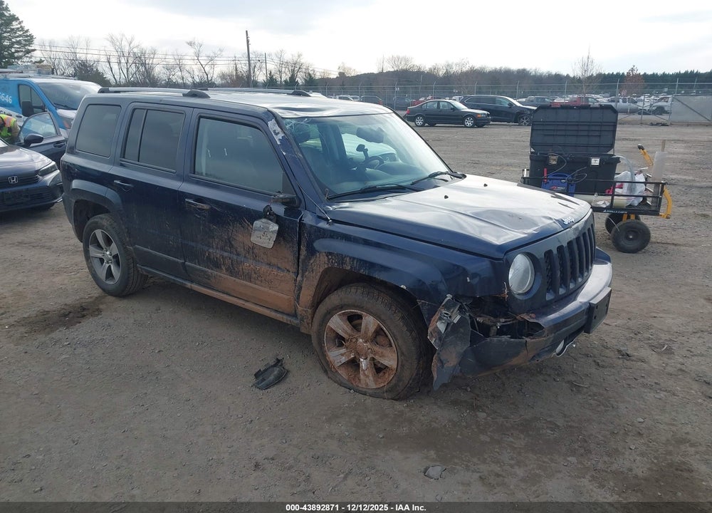 2016 JEEP PATRIOT HIGH ALTITUDE EDITION VIN: 1C4NJRFB4GD639579