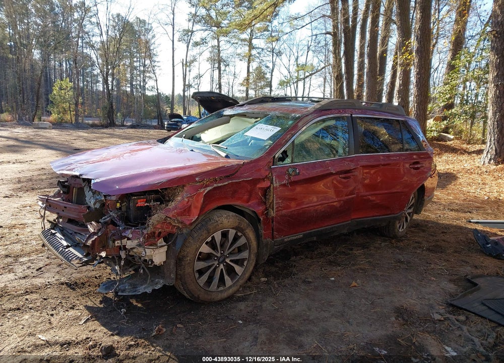 2016 SUBARU OUTBACK 2.5I LIMITED VIN: 4S4BSALC6G3215515
