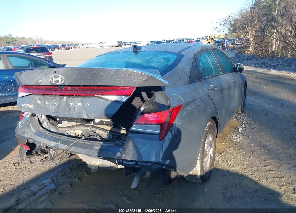 2025 HYUNDAI ELANTRA SE VIN: KMHLL4DG3SU860288
