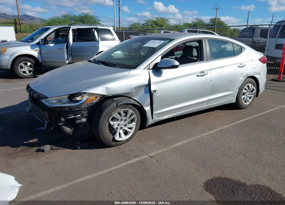 2017 HYUNDAI ELANTRA SE VIN: KMHD74LF3HU396817