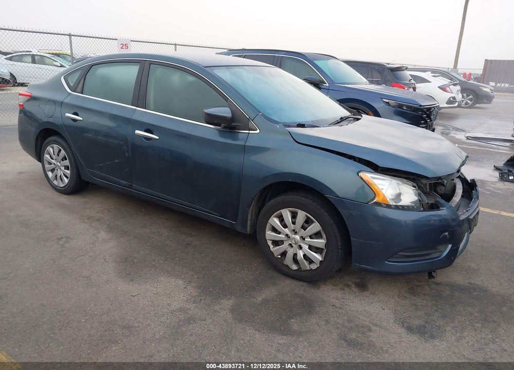 2014 NISSAN SENTRA S VIN: 3N1AB7AP4EY238596