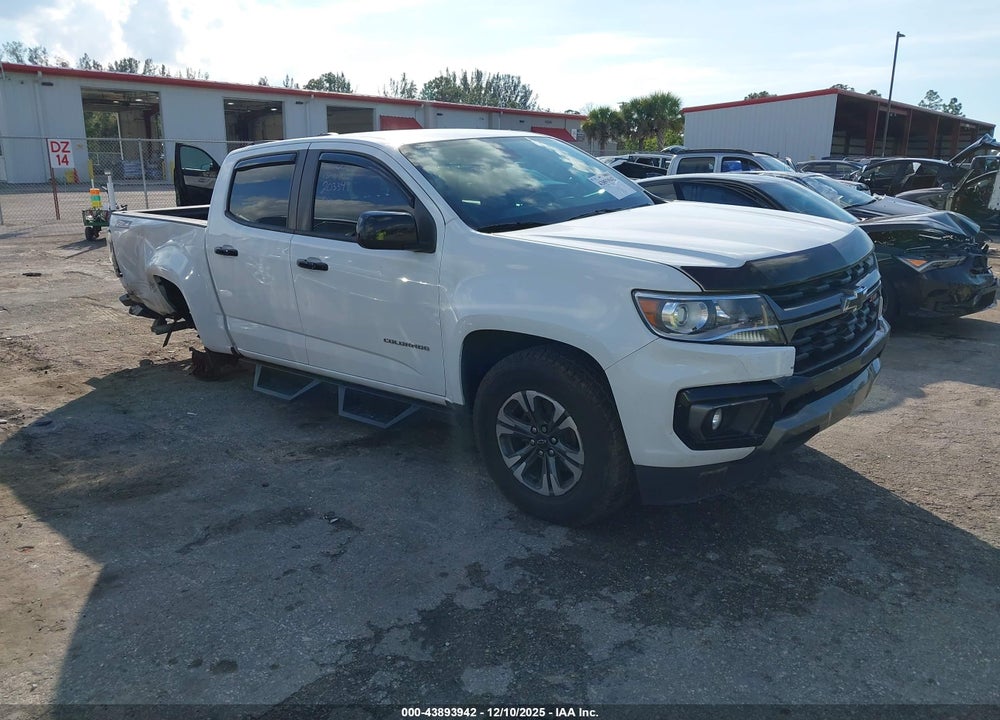 2022 CHEVROLET COLORADO 2WD  SHORT BOX Z71 VIN: 1GCGSDEN6N1203349
