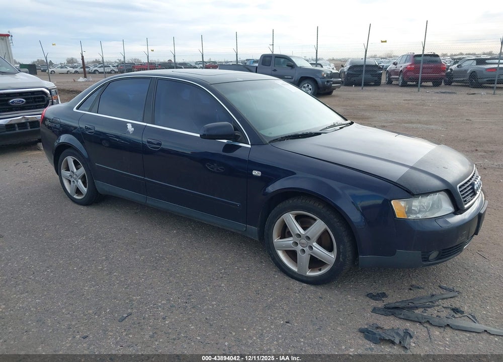 2002 AUDI A4 3.0 VIN: WAULT68E82A222609