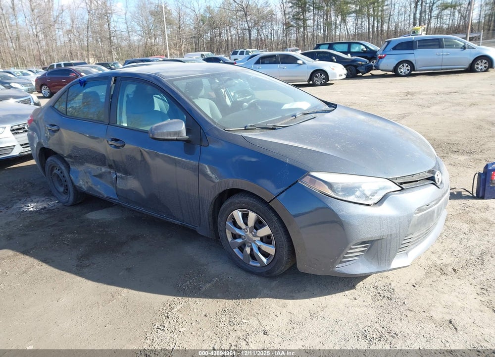 2015 TOYOTA COROLLA L VIN: 2T1BURHE8FC299933