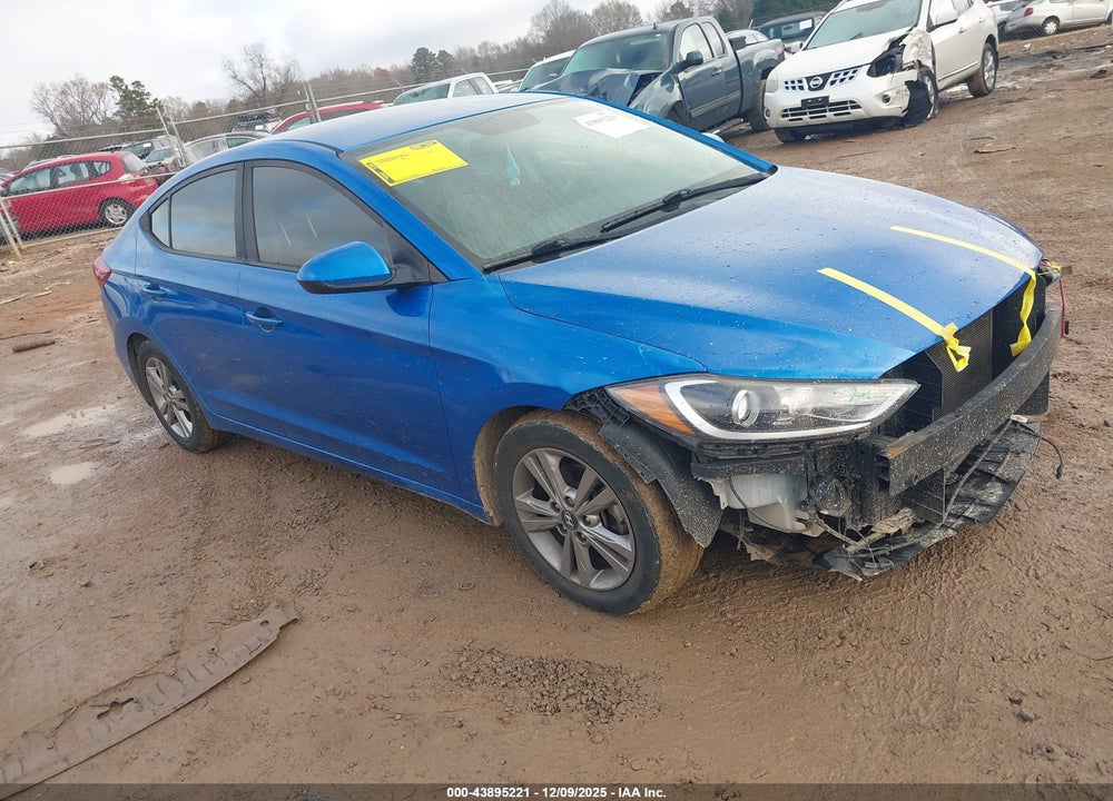 2017 HYUNDAI ELANTRA SE VIN: KMHD84LF5HU422489