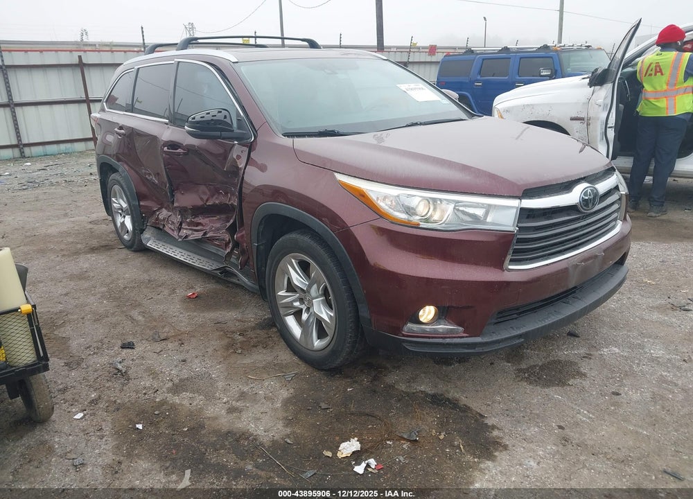 2015 TOYOTA HIGHLANDER LIMITED PLATINUM V6 VIN: 5TDYKRFH3FS085243