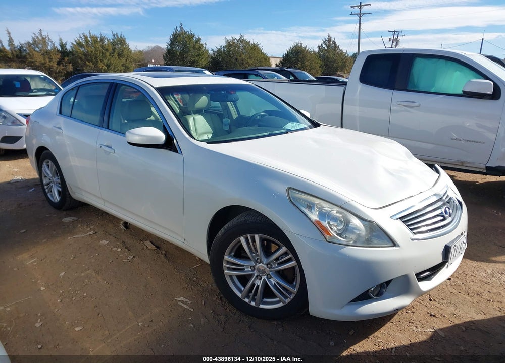 2012 INFINITI G37X VIN: JN1CV6AR5CM674191