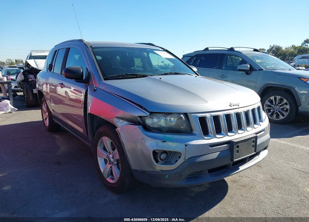2016 JEEP COMPASS SPORT VIN: 1C4NJCBA7GD715662