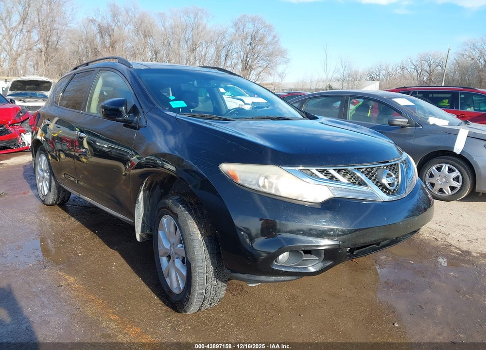 2012 NISSAN MURANO SL VIN: JN8AZ1MW4CW214249