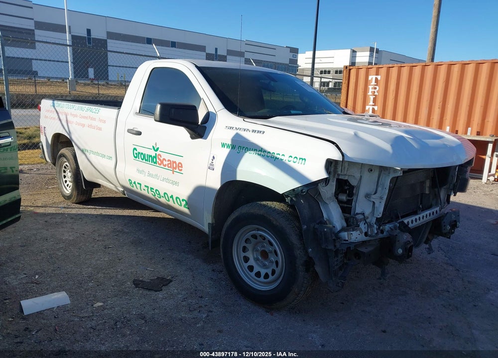 2021 CHEVROLET SILVERADO 1500 2WD  LONG BED WT VIN: 3GCNWAEF3MG276911