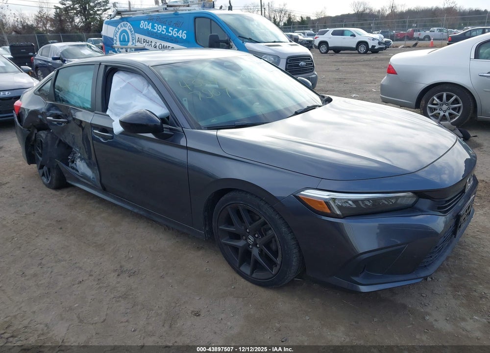 2022 HONDA CIVIC SPORT VIN: 2HGFE2F51NH521212