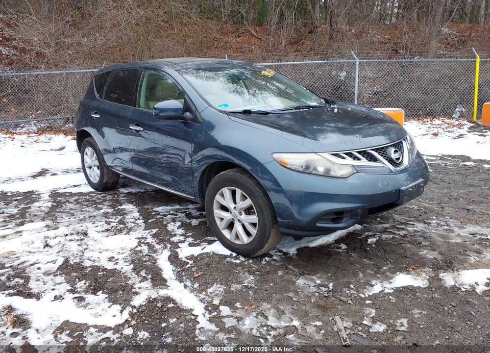 2012 NISSAN MURANO S VIN: JN8AZ1MW2CW206330