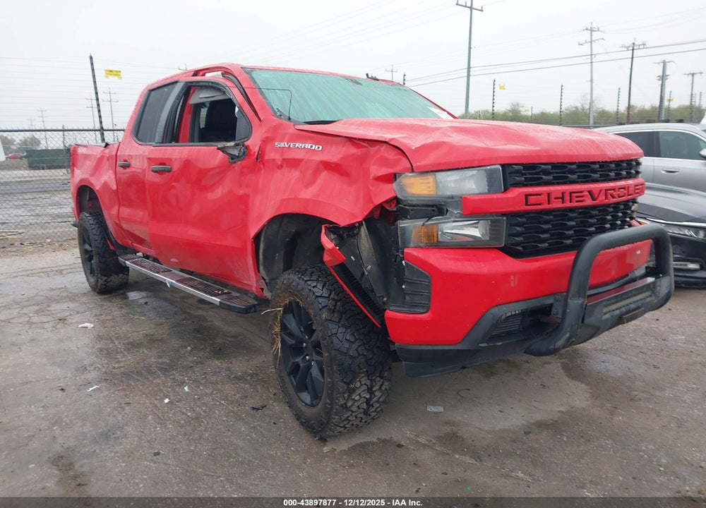 2019 CHEVROLET SILVERADO 1500 CUSTOM VIN: 1GCPYBEH7KZ338818