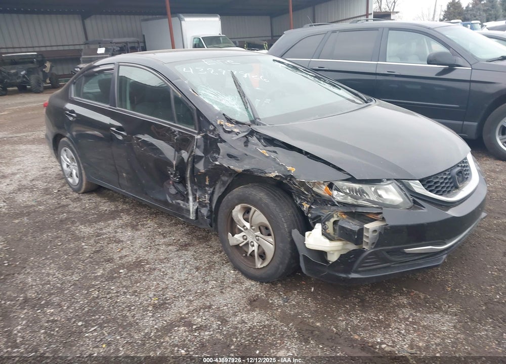 2013 HONDA CIVIC LX VIN: 2HGFB2F56DH592820