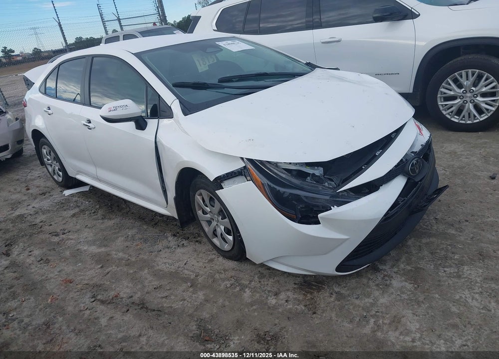 2025 TOYOTA COROLLA LE VIN: 5YFB4MDE8SP351967