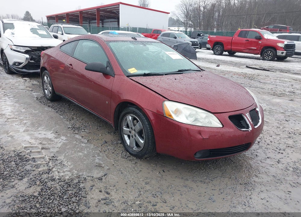 2008 PONTIAC G6 GT VIN: 1G2ZH17N984291498