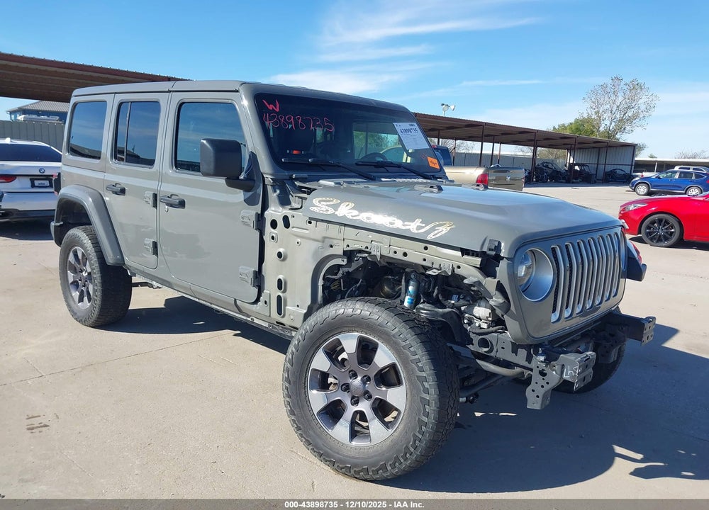 2021 JEEP WRANGLER UNLIMITED SAHARA 4X4 VIN: 1C4HJXEG5MW605620