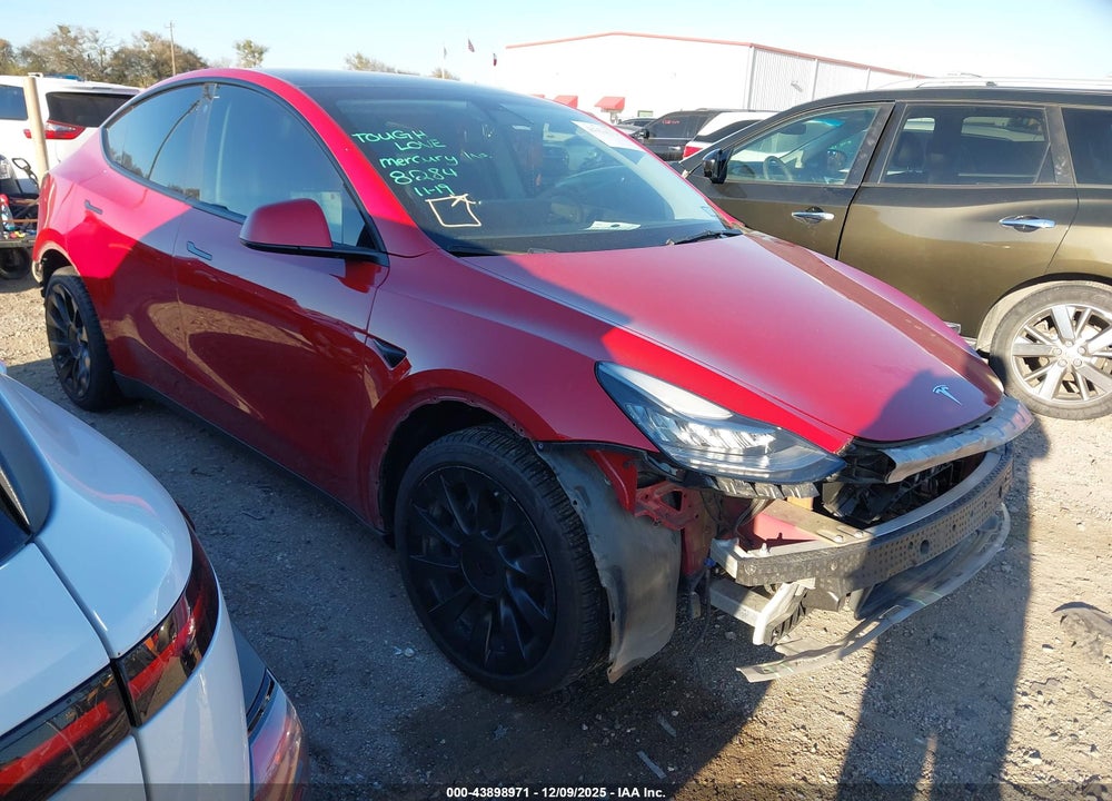 2022 TESLA MODEL Y LONG RANGE DUAL MOTOR ALL-WHEEL DRIVE VIN: 7SAYGDEE9NF381482