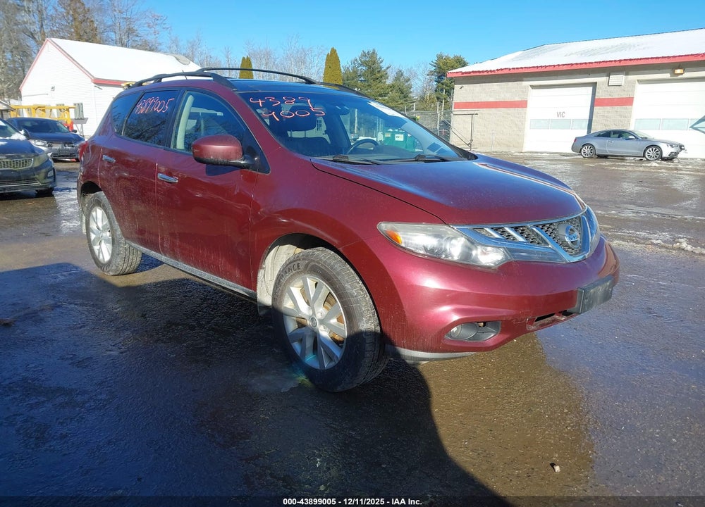 2011 NISSAN MURANO SL VIN: JN8AZ1MW3BW154270