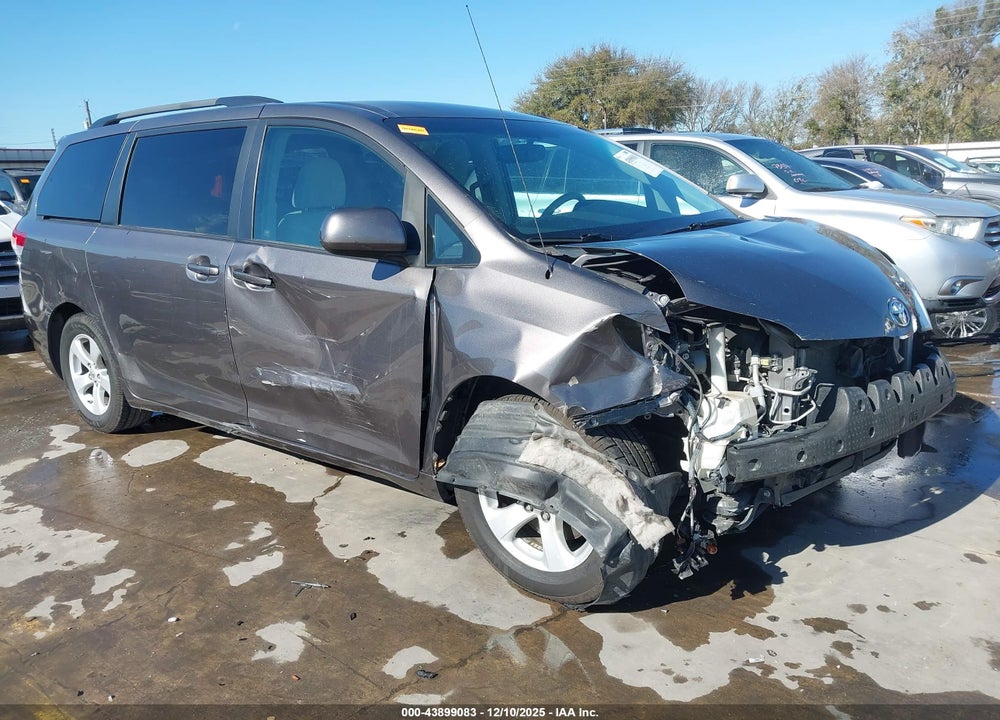 2011 TOYOTA SIENNA LE V6 VIN: 5TDKK3DC3BS163847