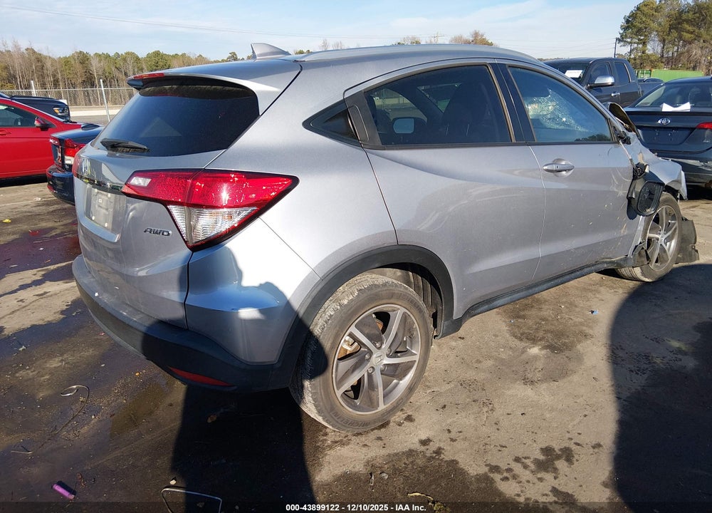 2022 HONDA HR-V AWD EX VIN: 3CZRU6H51NM763934