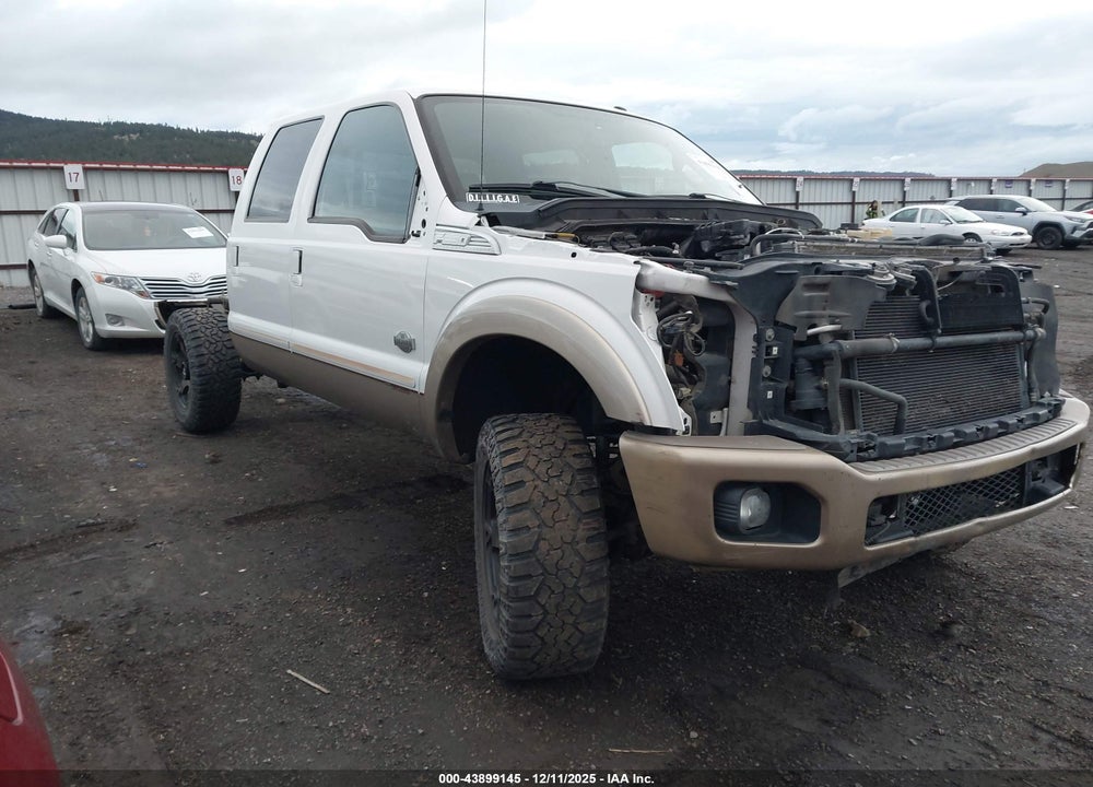 2012 FORD F-250 LARIAT VIN: 1FT7W2BT8CEB17672